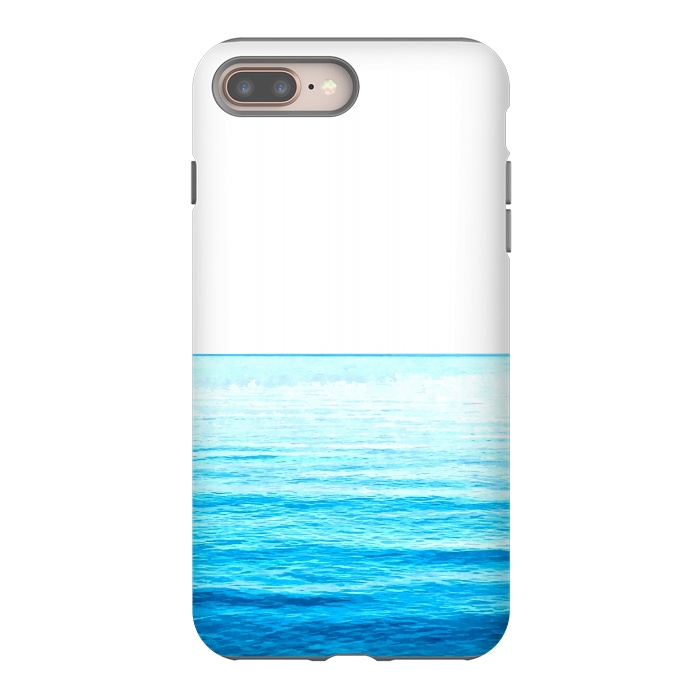 iPhone 7 plus StrongFit Blue Ocean Illustration by Alemi
