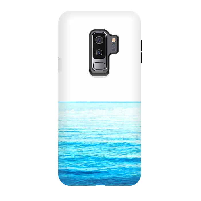 Galaxy S9 plus StrongFit Blue Ocean Illustration by Alemi