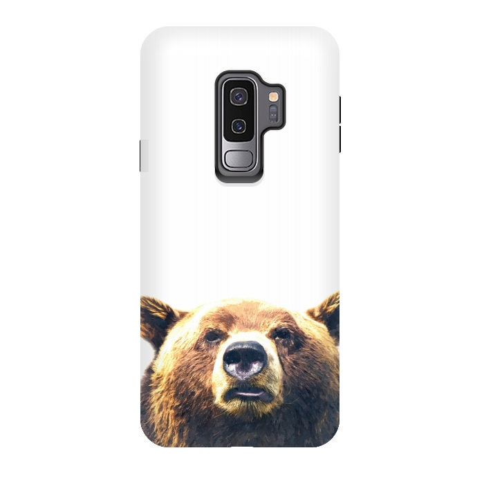 Galaxy S9 plus StrongFit Bear Portrait by Alemi