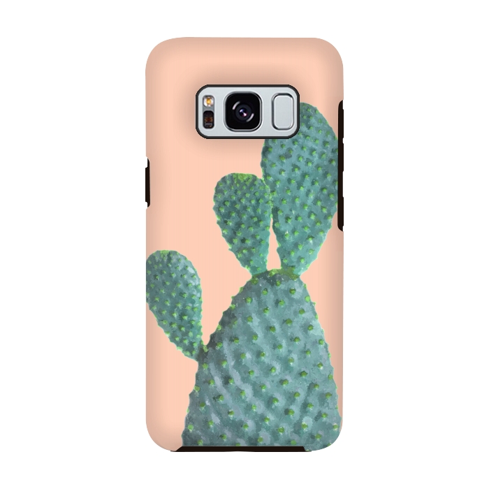 Galaxy S8 StrongFit Cactus Watercolor by Alemi