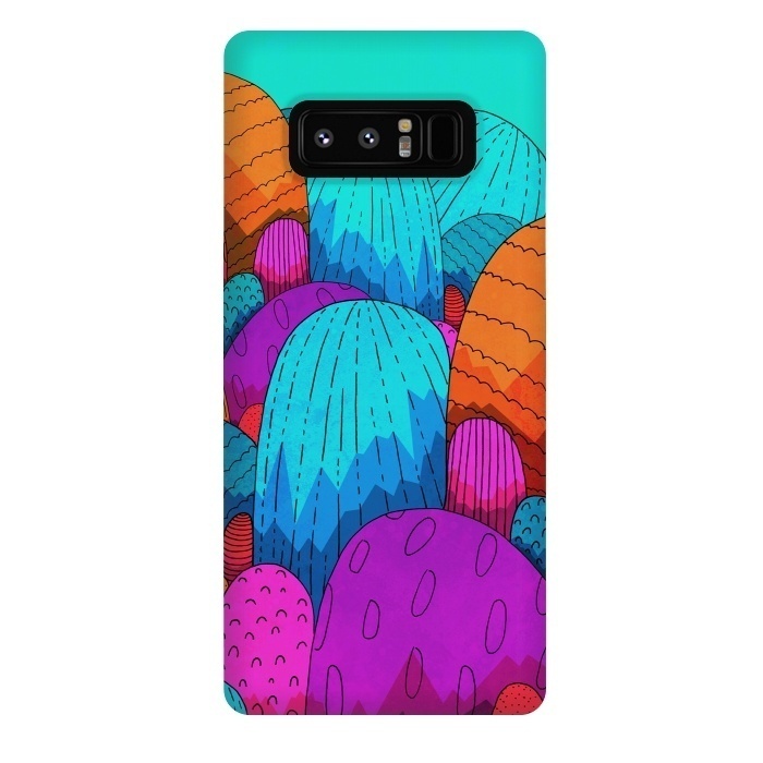 Galaxy Note 8 StrongFit The vibrant hills of colour by Steve Wade (Swade)
