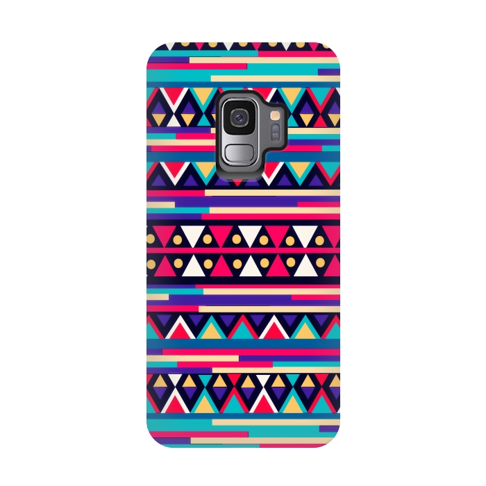 Galaxy S9 StrongFit Tribal Aztec by Nika Martinez
