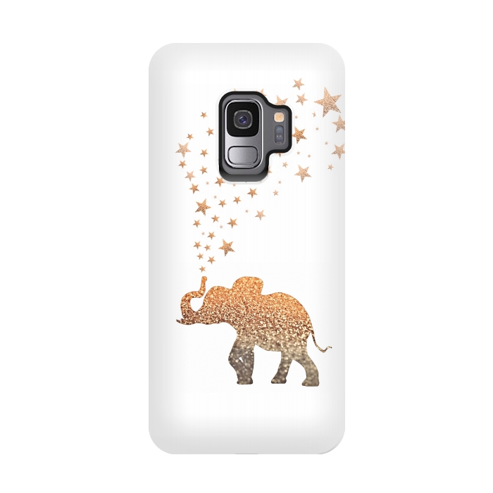 Galaxy S9 StrongFit Gatsby Elephant Chain by Monika Strigel