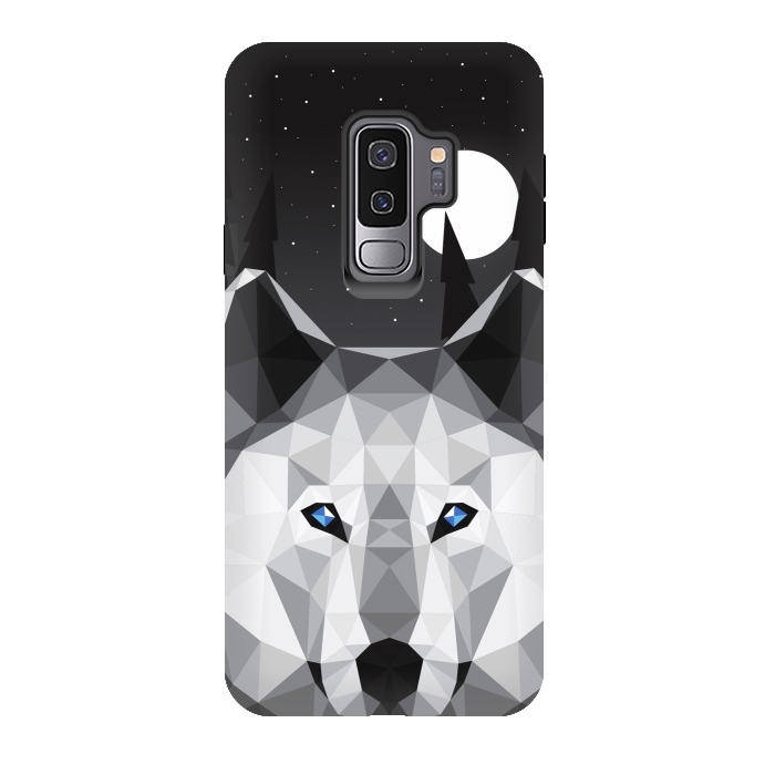 Galaxy S9 plus StrongFit The Tundra Wolf by Davies Babies