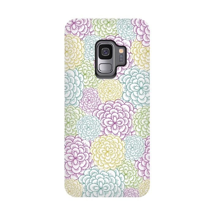 Galaxy S9 StrongFit Dahlia by TracyLucy Designs