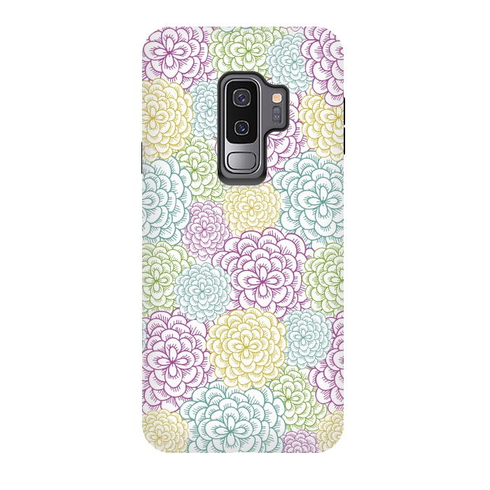 Galaxy S9 plus StrongFit Dahlia by TracyLucy Designs