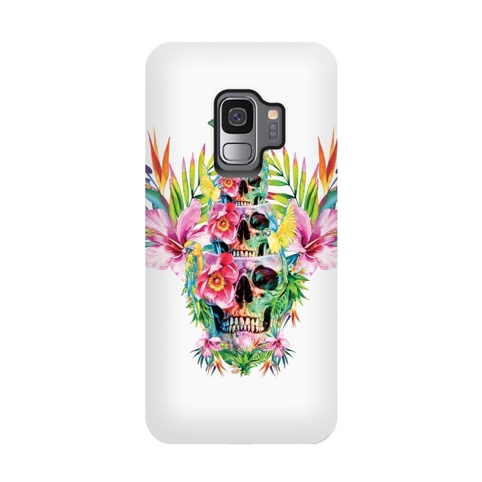 Galaxy S9 StrongFit The Skull Tower by Riza Peker