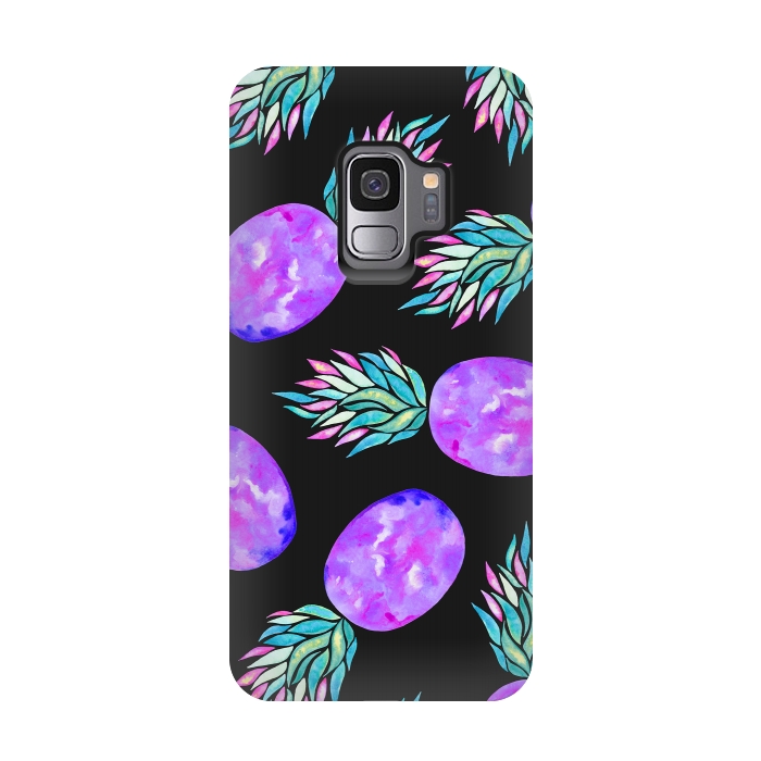 Galaxy S9 StrongFit Pineapple a la mode by Amaya Brydon