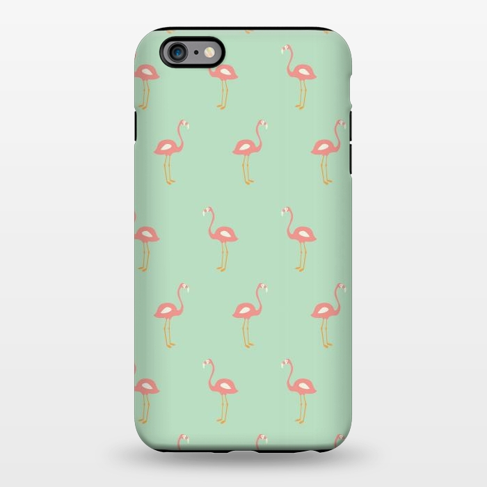 iPhone 6/6s plus StrongFit Flamingo Mint Pattern 009 by Jelena Obradovic