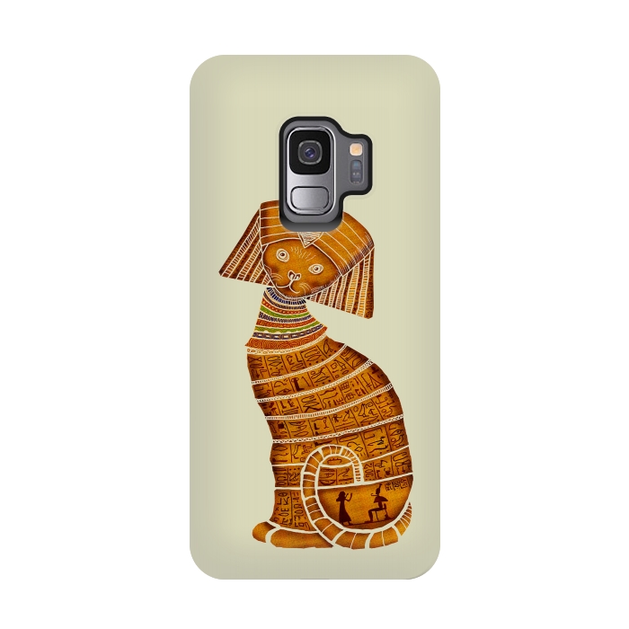 Galaxy S9 StrongFit Sphinx Cat by Tummeow