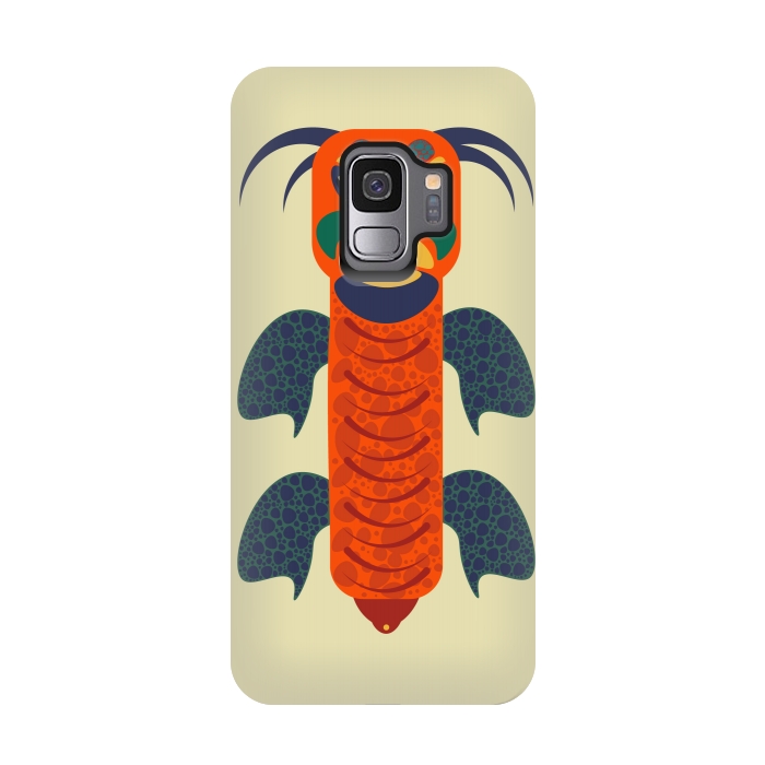 Galaxy S9 StrongFit Tortoise-orange by Parag K