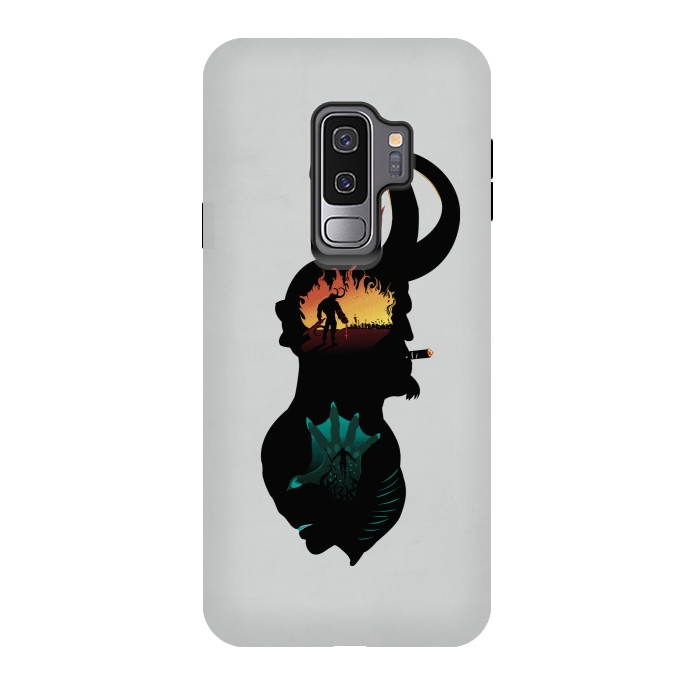 Galaxy S9 plus StrongFit Paranormal Agents by Samiel Art