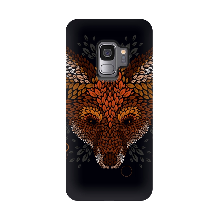 Galaxy S9 StrongFit Fox Face by Q-Artwork