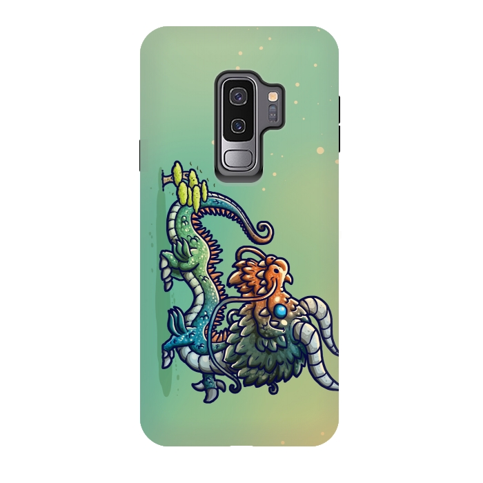 Galaxy S9 plus StrongFit Cute Chinese Dragon by Q-Artwork