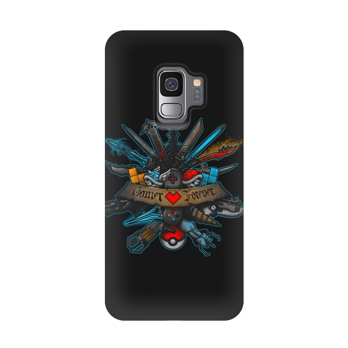 Galaxy S9 StrongFit Gamer Forever by Q-Artwork