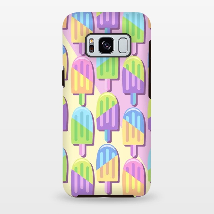 Galaxy S8 plus StrongFit Ice Lollipops Popsicles Summer Punchy Pastels Colors by BluedarkArt