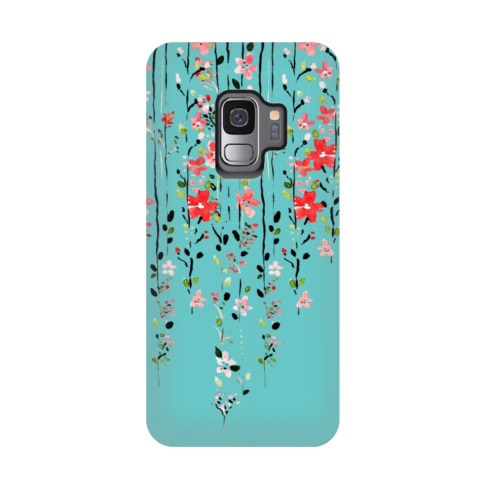 Galaxy S9 StrongFit Floral Dilemma by Uma Prabhakar Gokhale