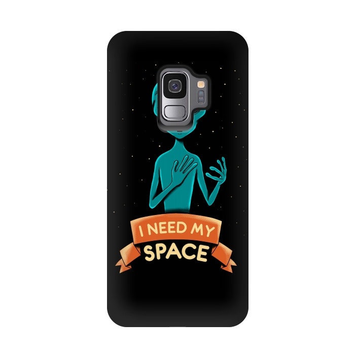 Galaxy S9 StrongFit I need my space by Coffee Man