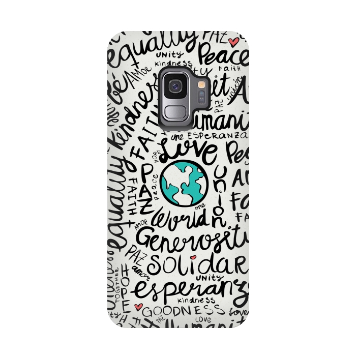 Galaxy S9 StrongFit positive messages by Pom Graphic Design
