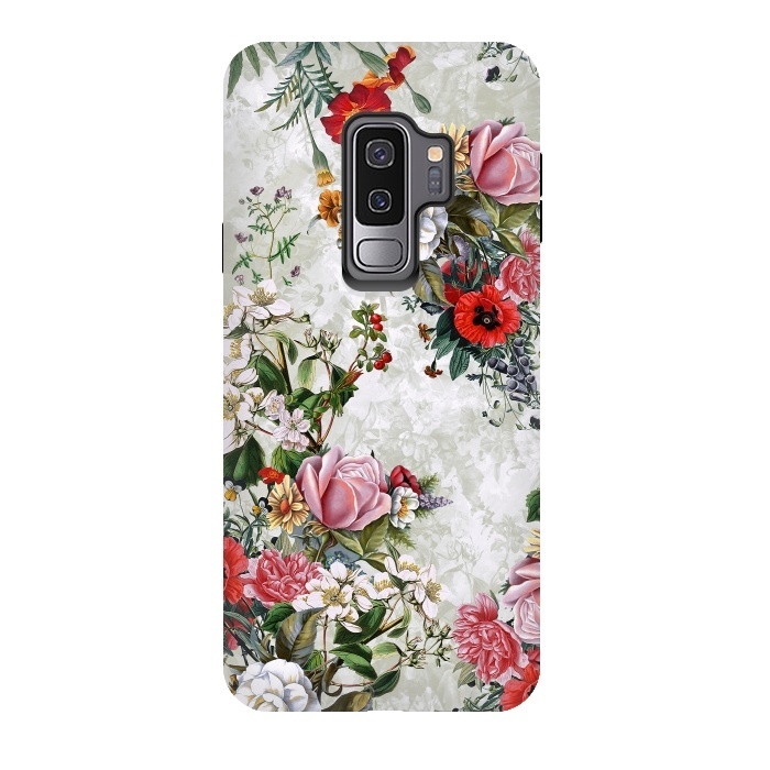 Galaxy S9 plus StrongFit Floral Pattern II by Riza Peker