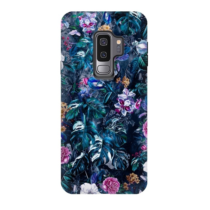Galaxy S9 plus StrongFit Floral Pattern VII by Riza Peker