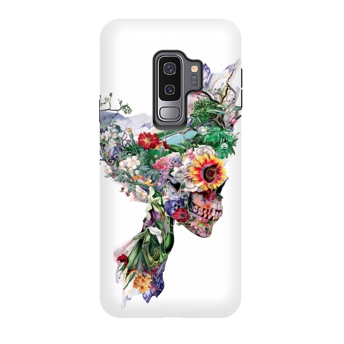 Galaxy S9 plus StrongFit Nature Skull II by Riza Peker