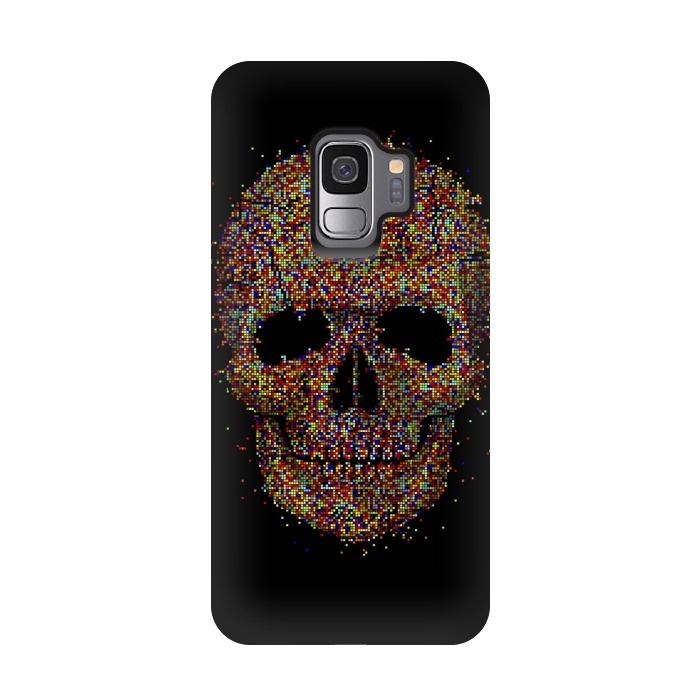 Galaxy S9 StrongFit Acid Skull by Sitchko