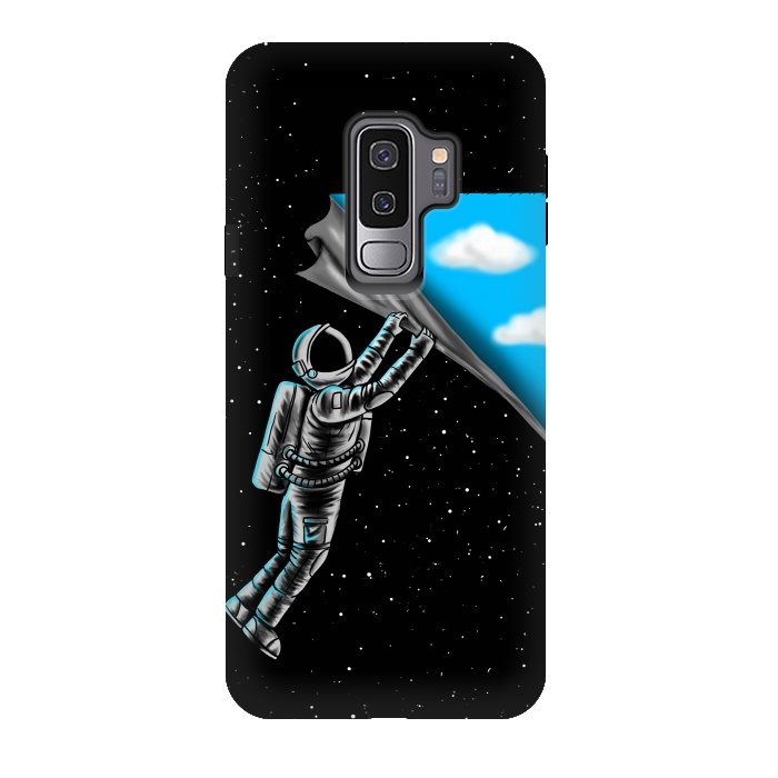 Galaxy S9 plus StrongFit Astronaut open the sky by Coffee Man
