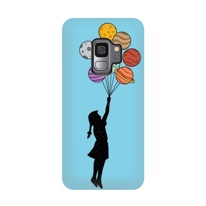 Galaxy S9 StrongFit Planets Balloons 2 by Coffee Man