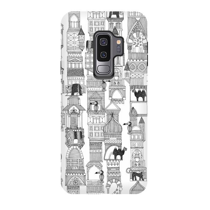 Galaxy S9 plus StrongFit Urban Jungle by Sharon Turner