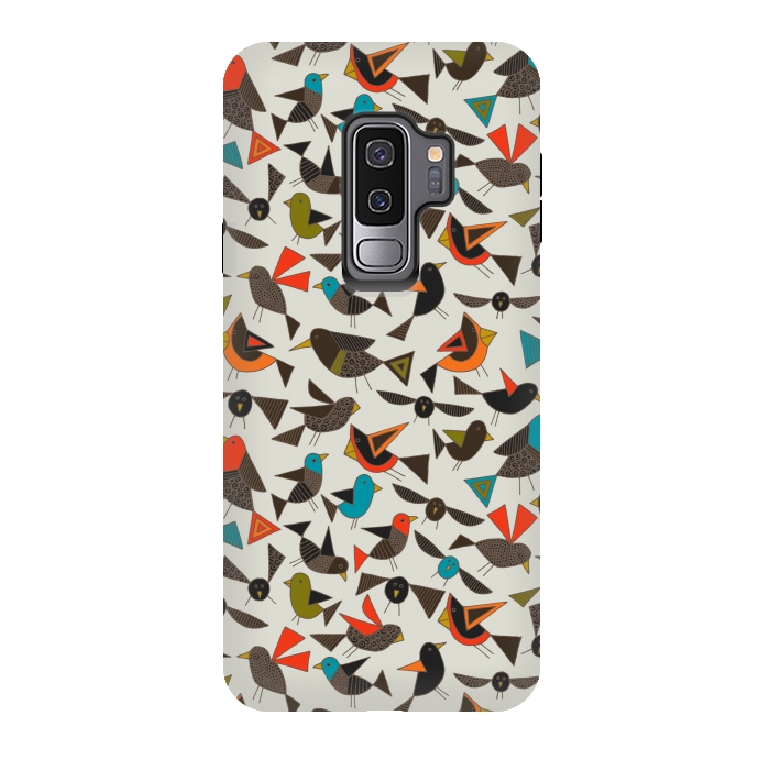 Galaxy S9 plus StrongFit Just Birds by Sharon Turner