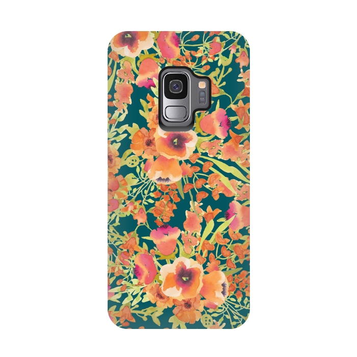 Galaxy S9 StrongFit Floral Bunch by Uma Prabhakar Gokhale