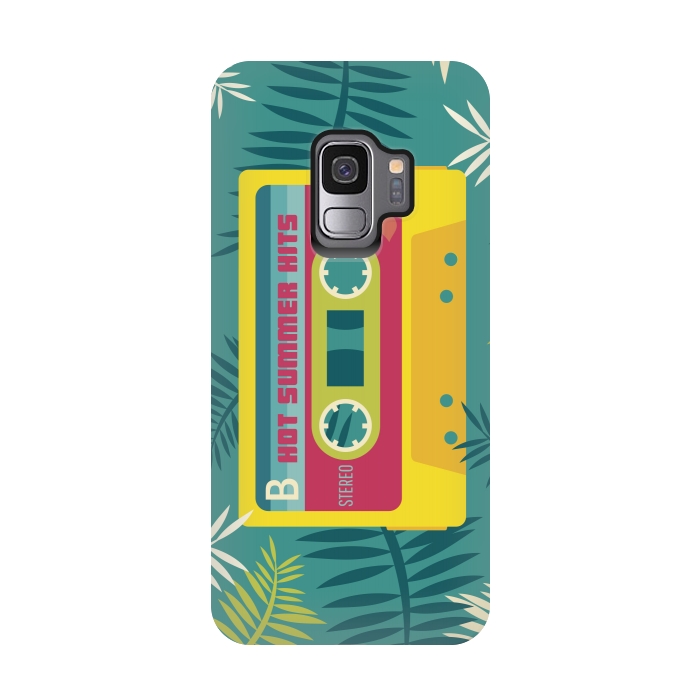 Galaxy S9 StrongFit Hot Summer Retro Tape by Dellán