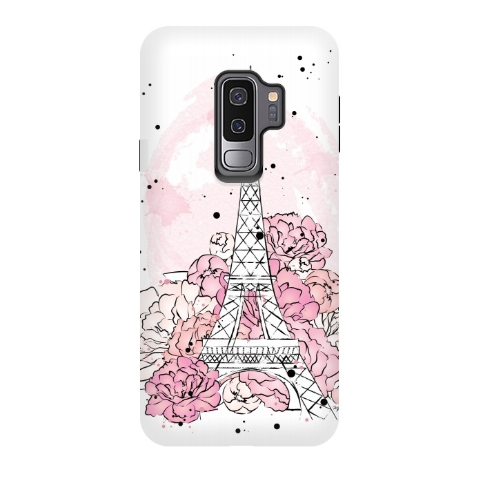 Galaxy S9 plus StrongFit Peony Paris by Martina