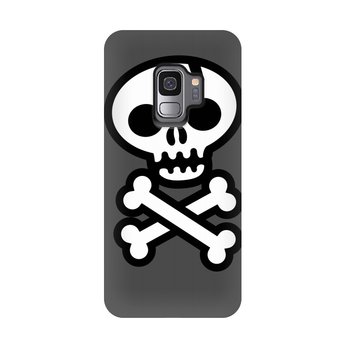 Galaxy S9 StrongFit Skull & Crossbones by Wotto