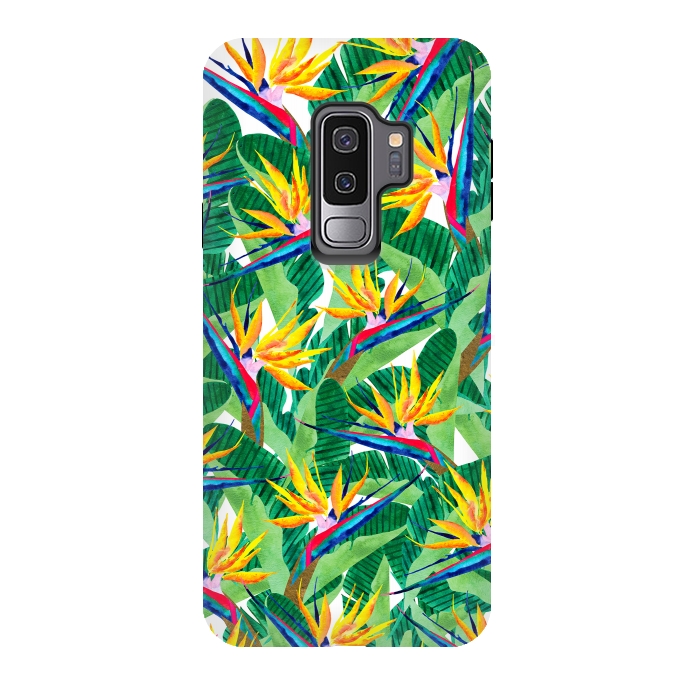 Galaxy S9 plus StrongFit Summer Strelitzia by Amaya Brydon