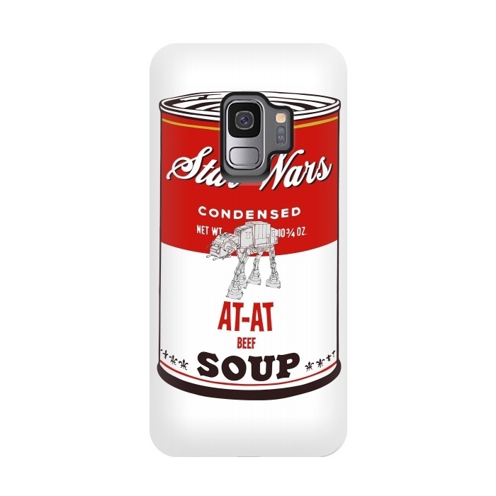 Galaxy S9 StrongFit Star Wars Campbells Soup At-At by Alisterny