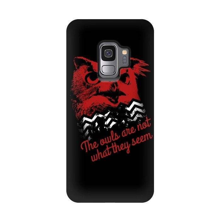 Galaxy S9 StrongFit Twin Peaks The Owls Are Not What They Seem by Alisterny