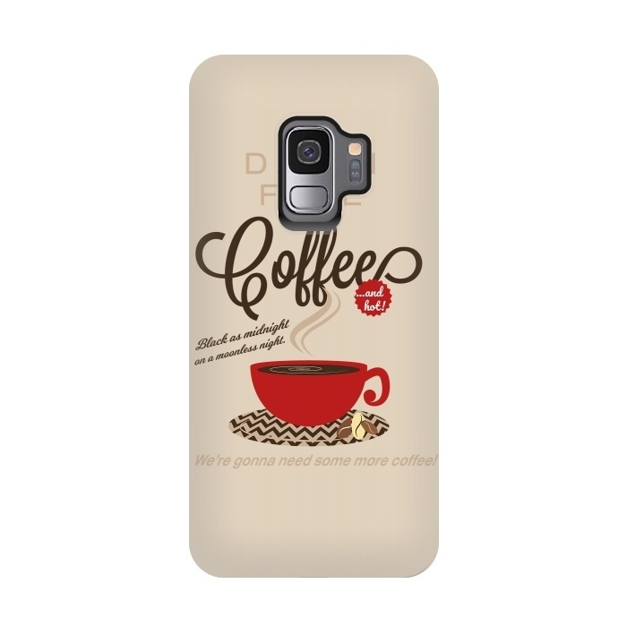 Galaxy S9 StrongFit Twin Peaks Damn Fine Coffee by Alisterny
