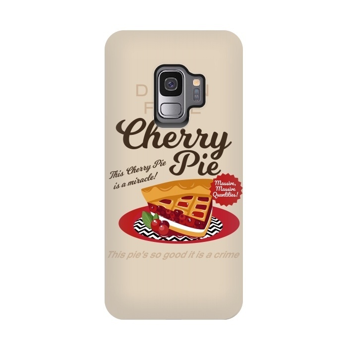 Galaxy S9 StrongFit Twin Peaks Damn Fine Cherry Pie by Alisterny