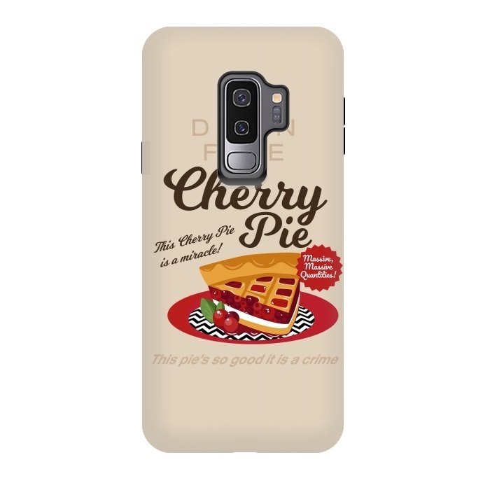 Galaxy S9 plus StrongFit Twin Peaks Damn Fine Cherry Pie by Alisterny