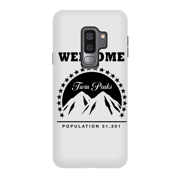Galaxy S9 plus StrongFit Twin Peaks Paramount Logo by Alisterny