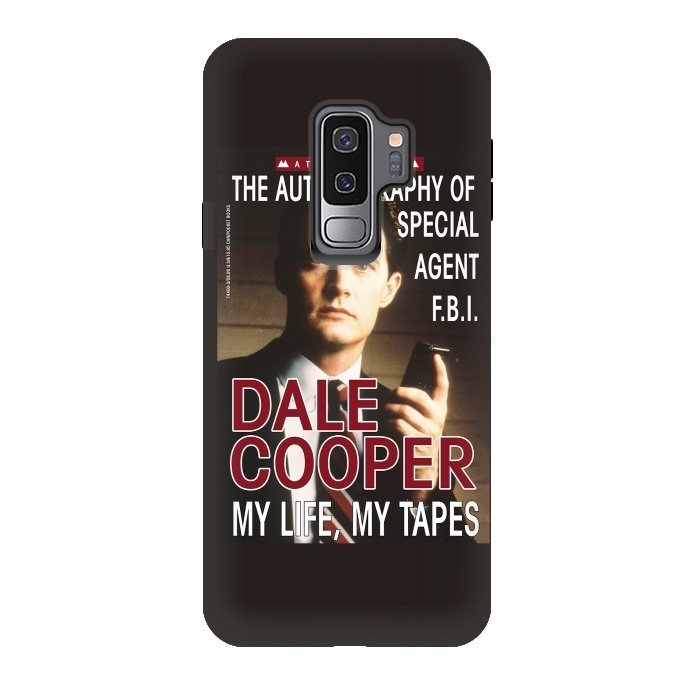 Galaxy S9 plus StrongFit Twin Peaks Dale Cooper Book by Alisterny