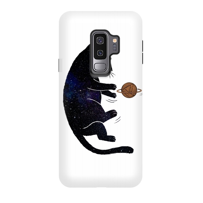 Galaxy S9 plus StrongFit Cat Universe by Coffee Man