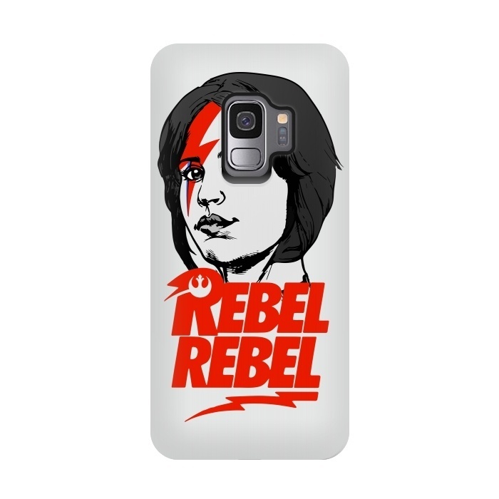 Galaxy S9 StrongFit Rebel Rebel Jyn Erso David Bowie Star Wars Rogue One  by Alisterny