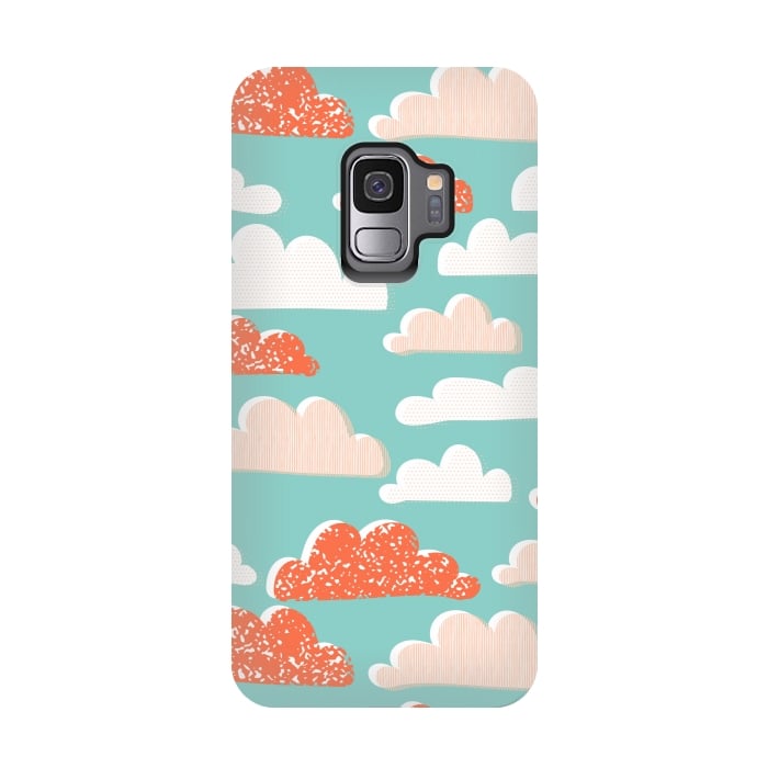 Galaxy S9 StrongFit Clouds by Edith May
