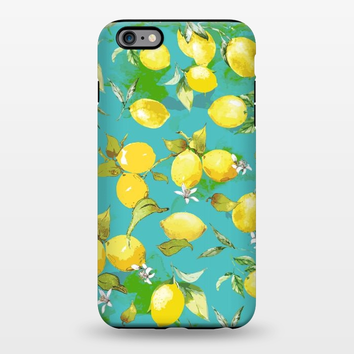 iPhone 6/6s plus StrongFit Watercolor Lemon Pattern III by Bledi