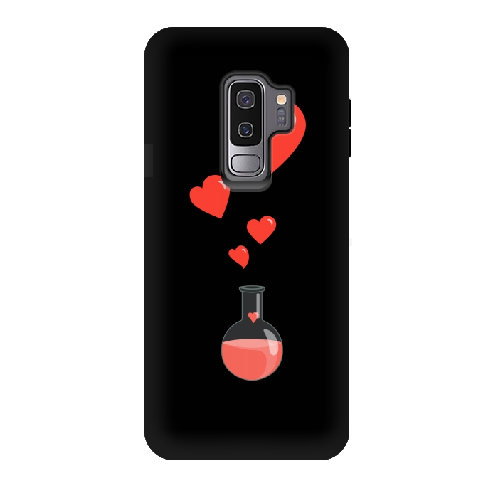 Galaxy S9 plus StrongFit Flask Of Hearts Love Chemistry by Boriana Giormova