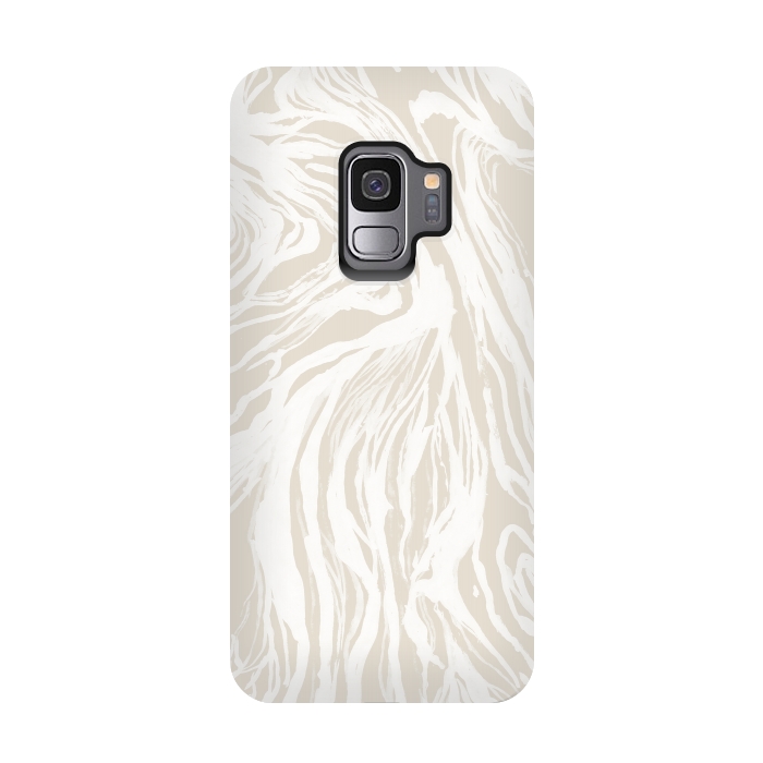 Galaxy S9 StrongFit Nude Marble by Caitlin Workman