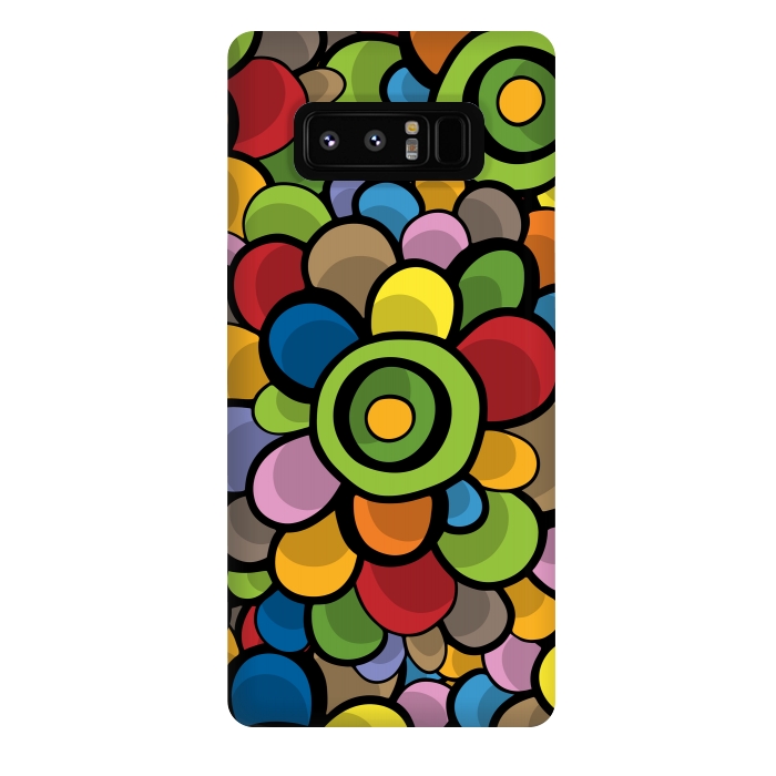 Galaxy Note 8 StrongFit Spring Bubble Flower by Majoih